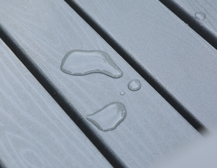 スレートグレー シングルクロスバック HDPE ダイニングチェア